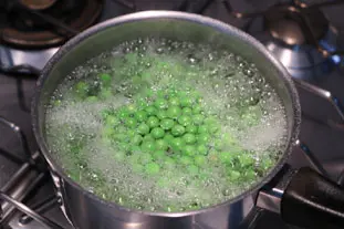 Salade petits-pois et avocat : Étape 2