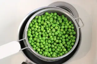 Salade petits-pois et avocat : Étape 3