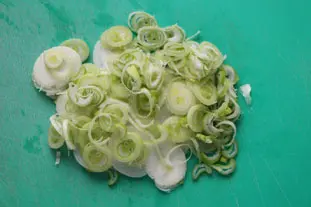 Salade petits-pois et avocat : Étape 5