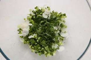 Salade au concombre, avocat et moules : Étape 2