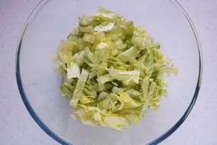Salade Julia : Étape 1