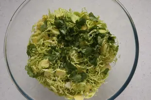 Choux de Bruxelles en salade : Étape 3