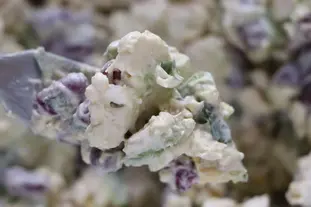 Salade de chou fleur, haricots rouges et avocat