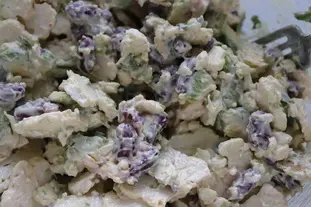 Salade de chou fleur, haricots rouges et avocat : Étape 4