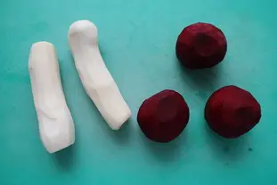 Salade de betteraves et radis noirs : Étape 1