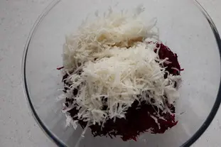 Salade de betteraves et radis noirs : Étape 2