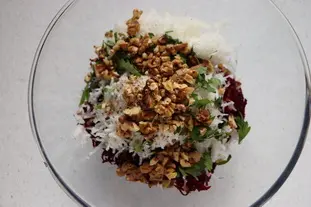 Salade de betteraves et radis noirs : Étape 4