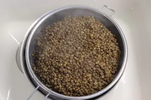 Salade de lentilles Cajun : Étape 3