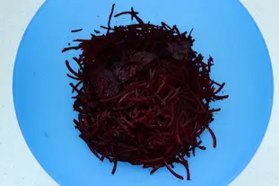 Salade verte et rouge, sardines et œufs mimosa : Étape 3