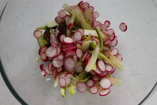Salade d'asperges vertes à cru : Étape 5