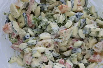 Rémoulade de courgettes et tomates