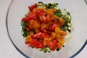 Rémoulade de courgettes et tomates : Étape 6