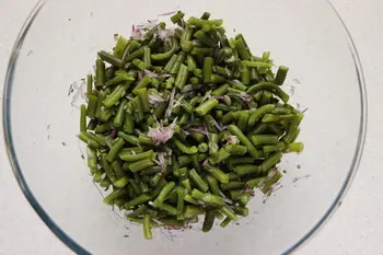 Salade de tomates cerises et haricots verts : Étape 3