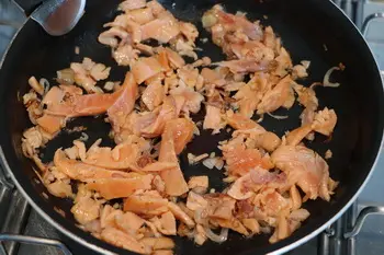 Salade tiède de haricots blancs et truite fumée : Étape 7