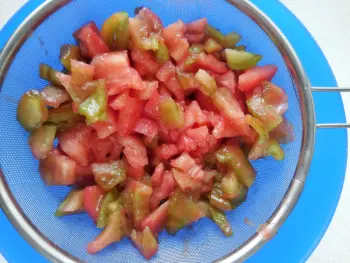 Salade grecque au poulet : Étape 2