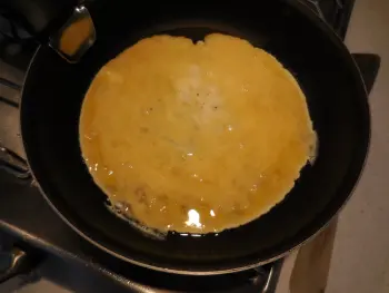 Salade verdure et petite omelette : Étape 5