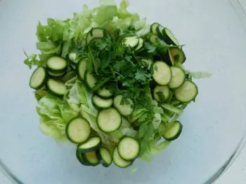 Salade verdure et petite omelette : Étape 7
