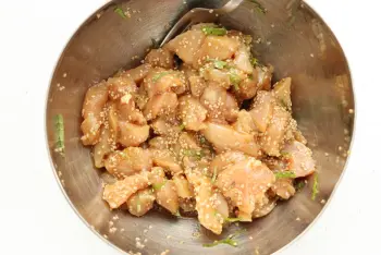 Salade shiro-goma : Étape 2