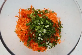 Salade de carottes aux amandes et Comté : Étape 2