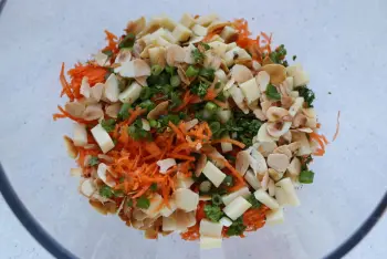 Salade de carottes aux amandes et Comté : Étape 5