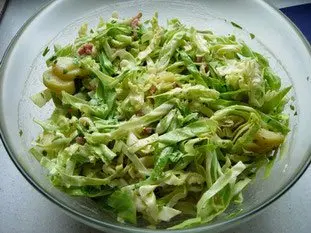 Salade un peu Alsacienne : Étape 8