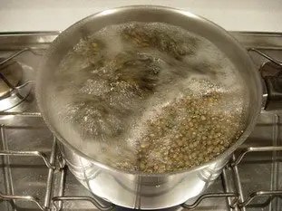 Salade tiède de lentilles : Étape 3