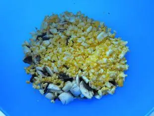 Salade de mâche aux croutons : Étape 2