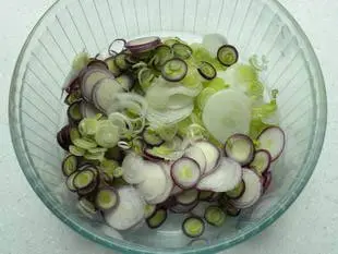 Salade tiède de poulet : Étape 2