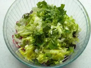 Salade tiède de poulet : Étape 5