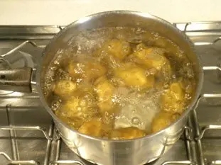 Salade de cervelas : Étape 2