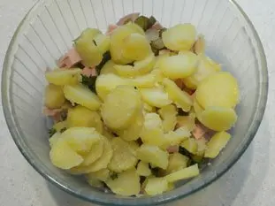 Salade de cervelas : Étape 6