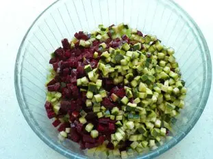 Salade cubique : Étape 7