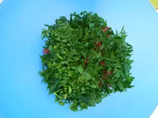 Taboulé Libanais : Étape 4