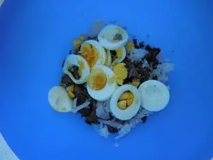 Salade de lentilles et viande froide : Étape 2