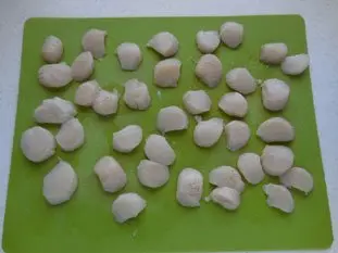 Salade tiède de Saint-Jacques au chou : Étape 2