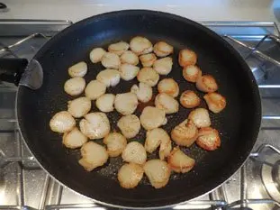 Salade tiède de Saint-Jacques au chou : Étape 4