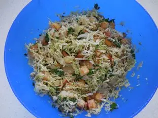 Salade tiède de Saint-Jacques au chou : Étape 6