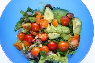 Salade poulet-avocat : Étape 4