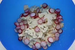 Croquant de chou-fleur au citron : Étape 3