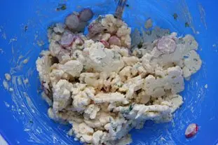 Croquant de chou-fleur au citron : Étape 4