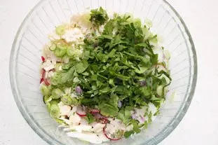 Salade croquante de printemps : Étape 9