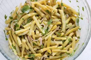 Salade de haricots vinaigrette