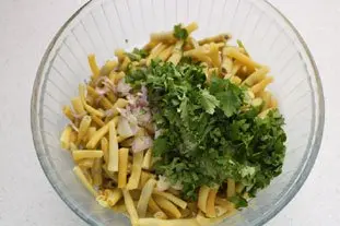 Salade de haricots vinaigrette : Étape 3