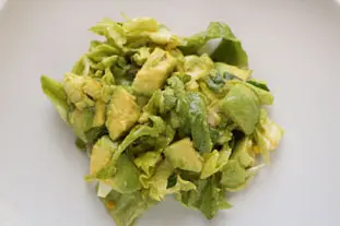 Salade verte d'avocat