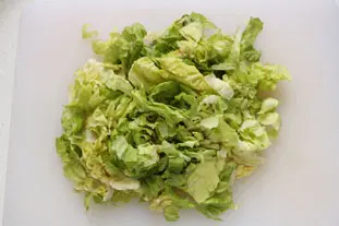 Salade verte d'avocat : Étape 2