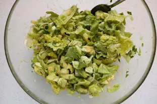 Salade verte d'avocat : Étape 8