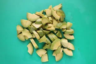 Salade indienne : Étape 1