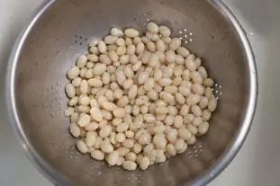 Salade tiède de haricots blancs : Étape 2