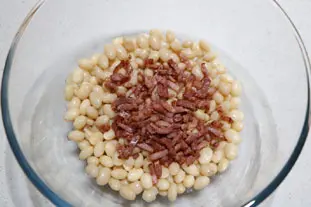 Salade tiède de haricots blancs : Étape 5