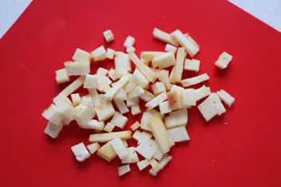 Salade d'endives croutons-fromage : Étape 4